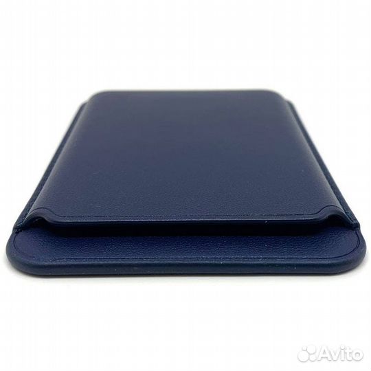 Кардхолдер для iPhone Leather Wallet, синий