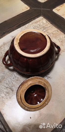 Глиняный горшок для запекания