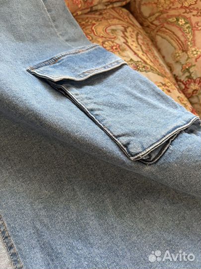 Джинсовая юбка длинная