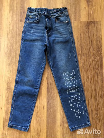 Джинсы для мальчика 140