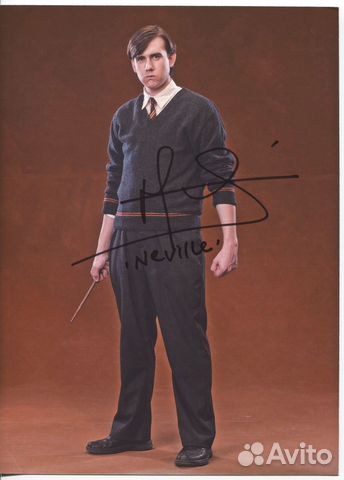 Автограф: Мэттью Льюис. 