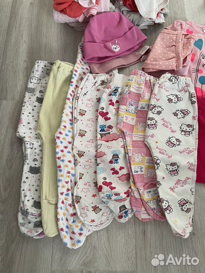 Вещи пакетом на девочку 50-62