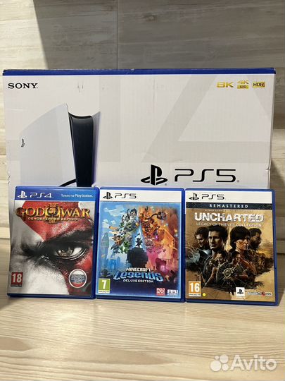 Sony playstation 5 ps5 с дисководом