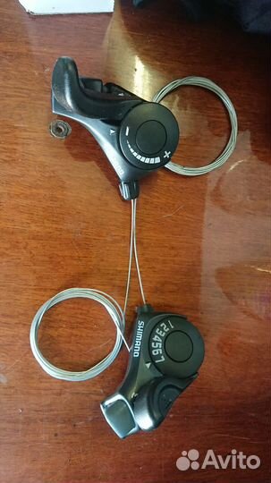 Манетки, шифтеры shimano 7/3