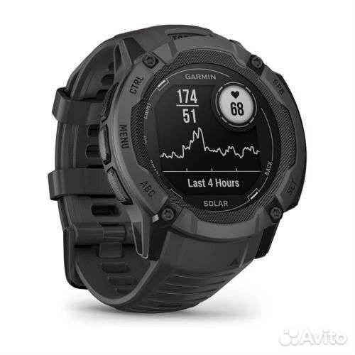 Смарт часы garmin instinct 2X Solar черный