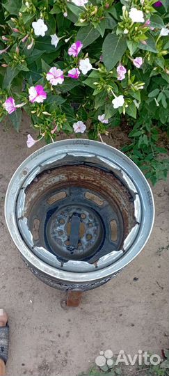 Печь для казана из дисков