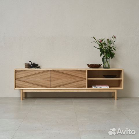 Тумба под тв Kyoto из массива дерева 200х51х40 см