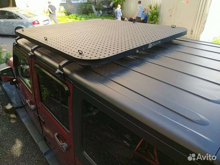 Алюминиевый багажник на Jeep Wrangler