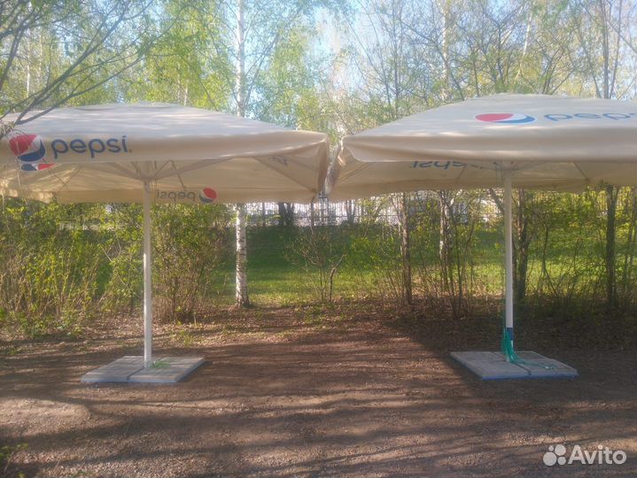 Зонт пляжный большой