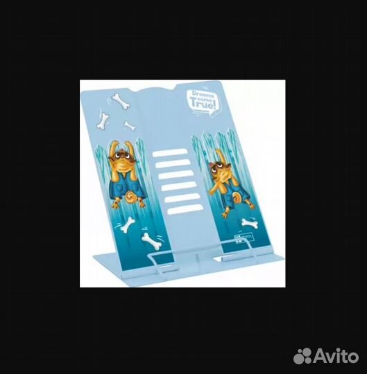 Подставка для книг и учебников арт.59888 мопсы на заборе