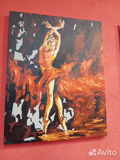 Картины по номерам раскрашенная