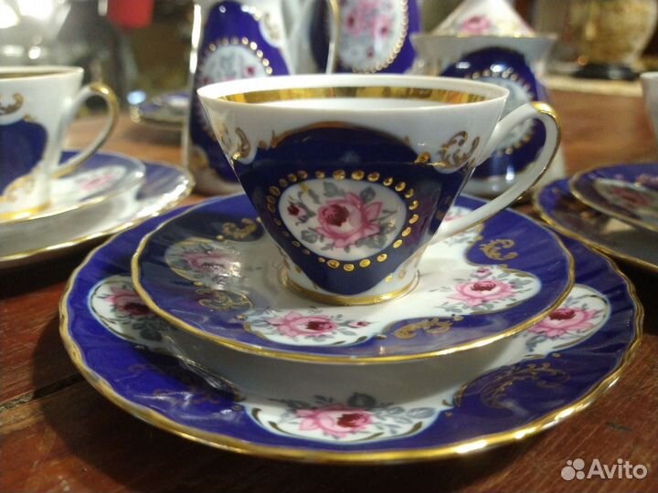 Сервиз кофейный рижский фарфор