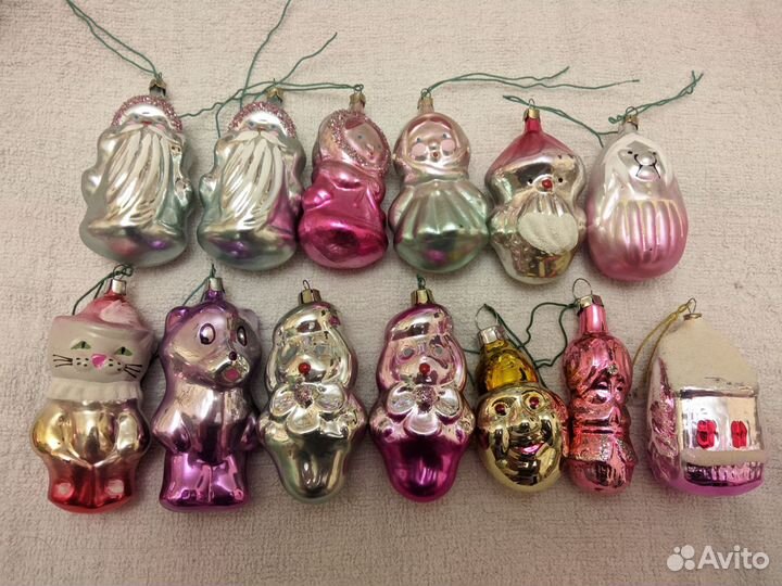 Елочные игрушки советские СССР