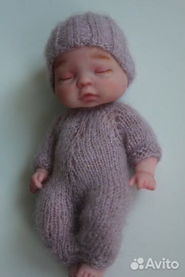 Кукла мини реборн ооак кастом