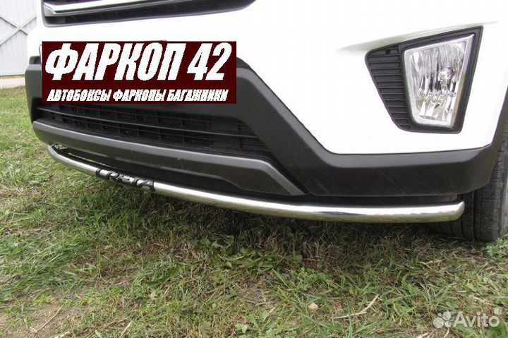 Защита переднего бампера Hyundai creta 2016