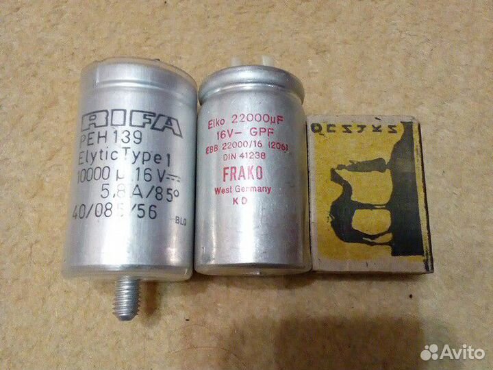 Конденсаторы Rubycon,Elna,Nishicon,Mallory,ROE, Ri