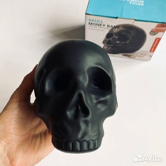Копилка череп новая