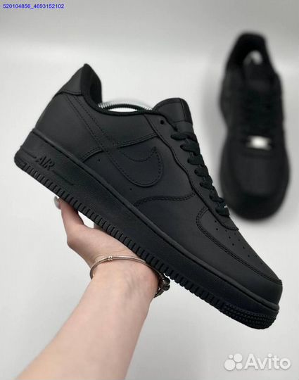 Кроссовки Nike Air Force Low Black (Арт.24835)