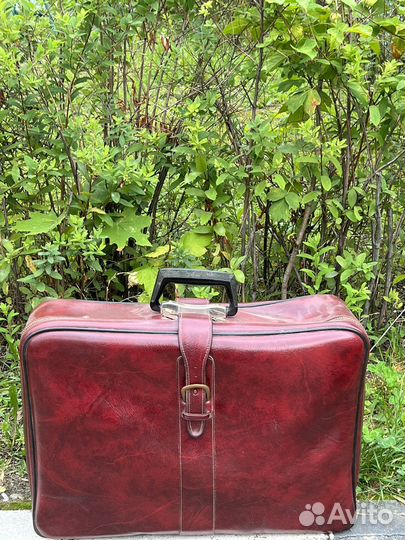 Чемодан кожзам СССР 70-80 гг Винтаж Реквизит
