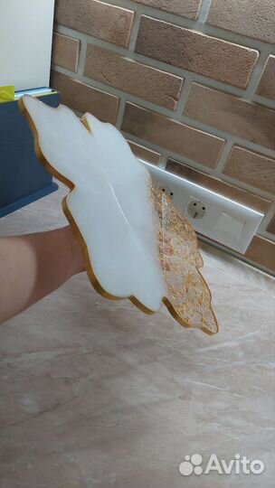 Поднос из эпоксидной смолы