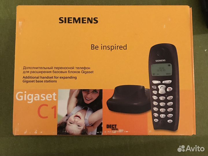 Дополнительная трубка новая к телефону siemens s1