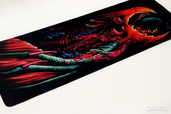 Большой игровой коврик для мыши Hyper Beast CS GO