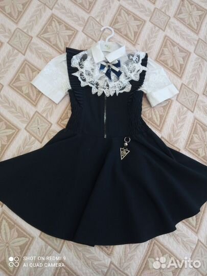 Школьная форма для девочки 122 128 синия