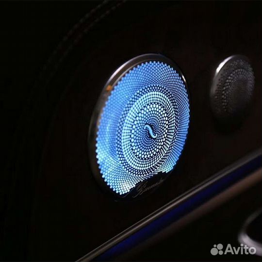 Накладки на колонки Burmester Mercedes E213 с подс