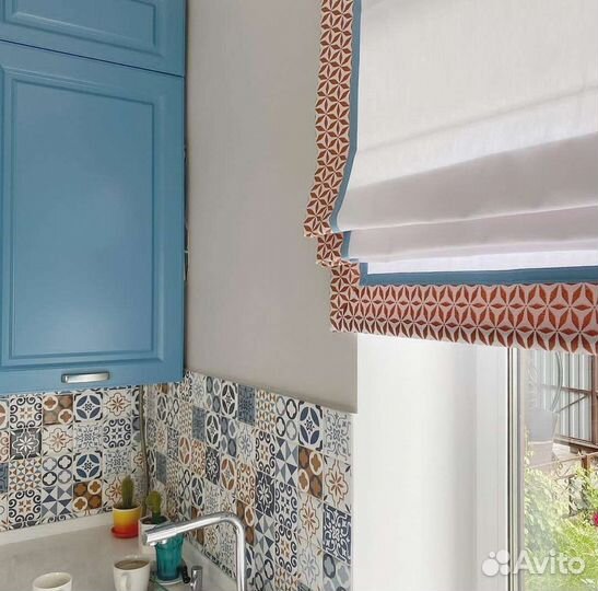 Римские шторы на кухню