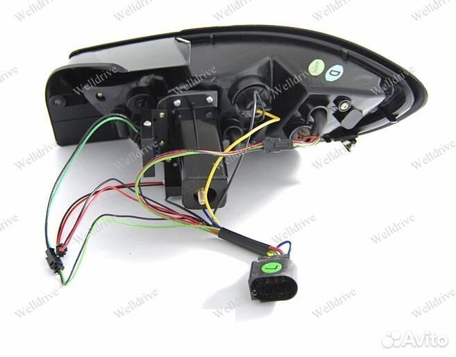 Фонари задние Seat Ibiza 6J 3D 08-12 LED BAR черн