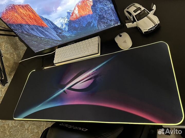 Коврик Асус большой с подсветкой