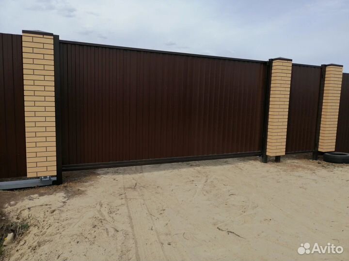 Забор из евроштакетника в Орехово-Зуево