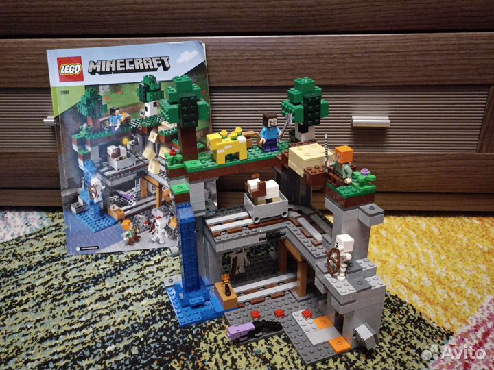 Лего minecraft шахта