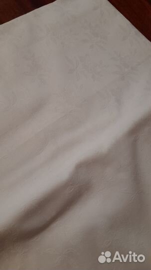 Ткань белая с выбитым рисунком СССР