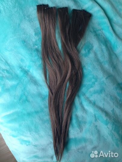 Пряди на заколках