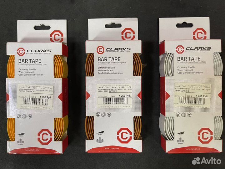 Лента на руль пробковая с заглушками