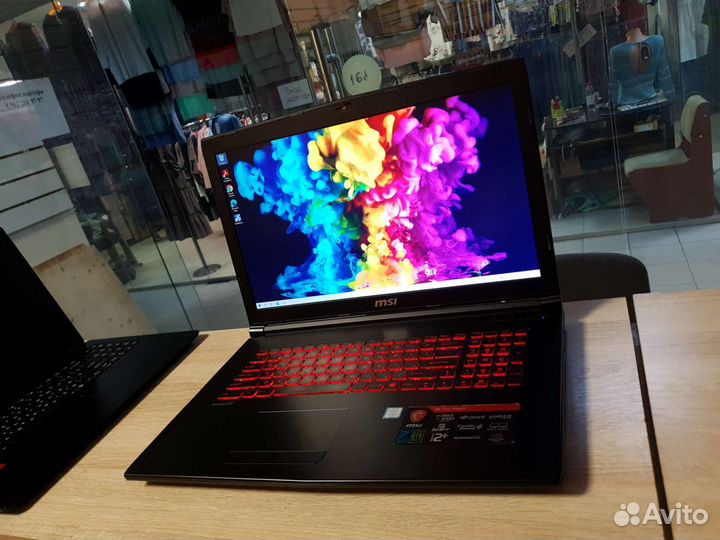 Ноутбук игровой Core i7 8ядер. GTX 1050ti 4гб