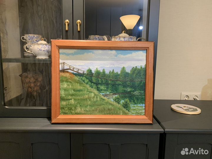 Картина маслом пейзаж на холсте