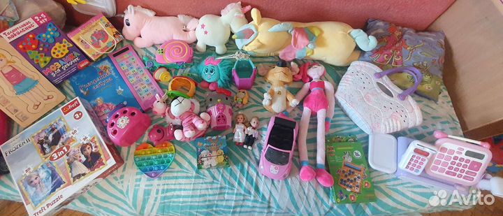 Игрушки пакетом для девочки