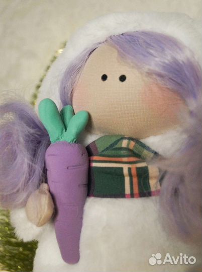Интерьерная кукла Снежка