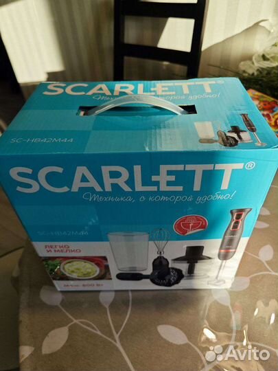 Новый Погружной блендер Scarlett SC-HB42M44