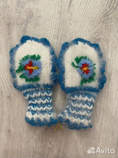 Варежки кролик