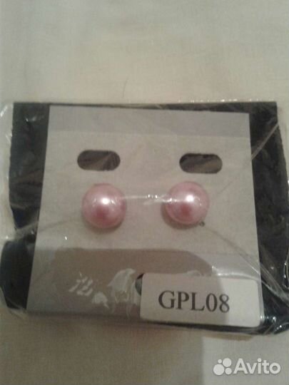 Комплект майорский жемчуг бусы и серьги