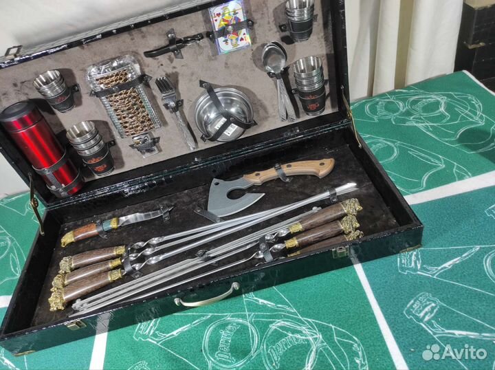 Шампура в кейсах подарочные наборы