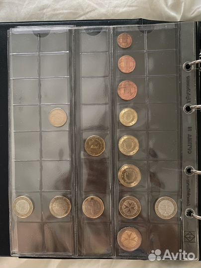 Обмен евро монетами