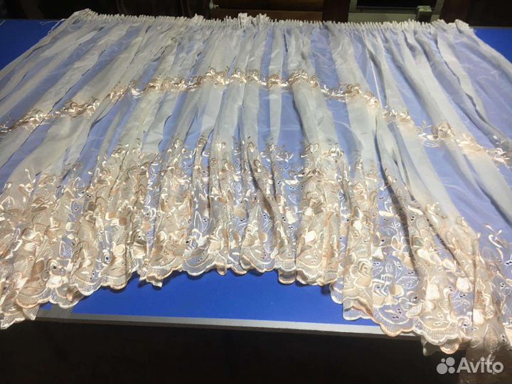 Шторы тюль с вышивкой