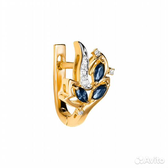 Серьги Золото с бриллиантами