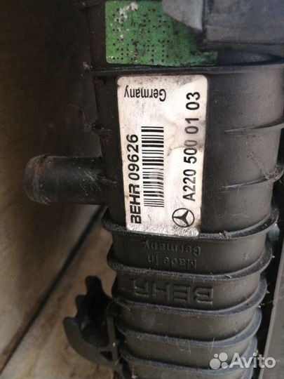 Радиатор двс Mercedes-Benz S-Class W220 M113E50