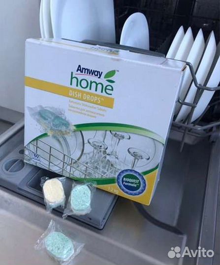 Для мытья посуды таблетки Amway