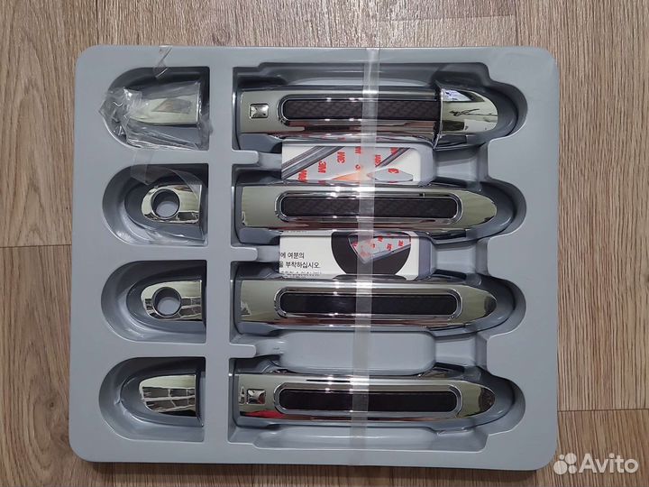 Хромированные накладки на ручки